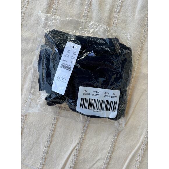 NWT J.Crew Curved-waist‎ Cheeky Bikini Bottom, Navy, 2XL - Picture 5 of 5